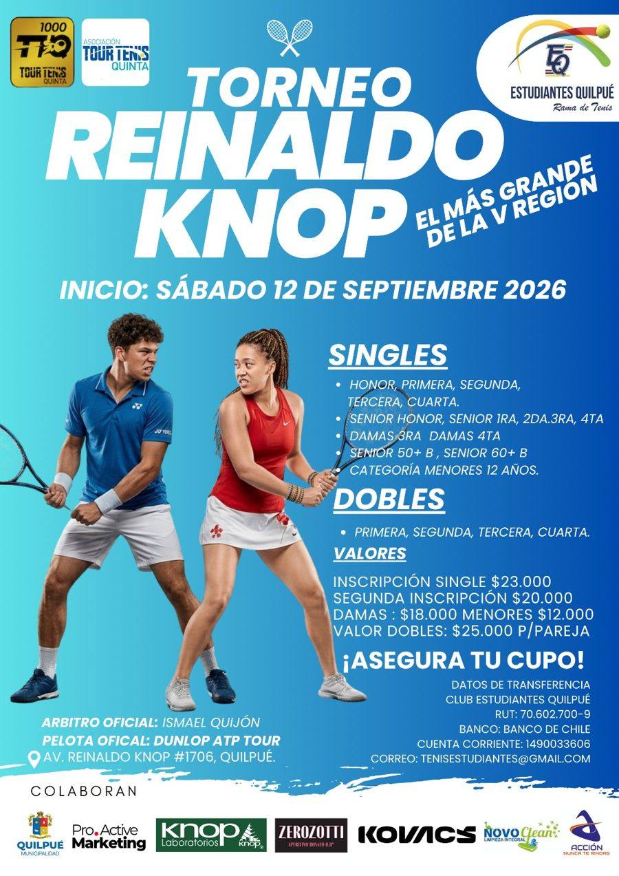 Afiche Torneo Reinaldo Knop